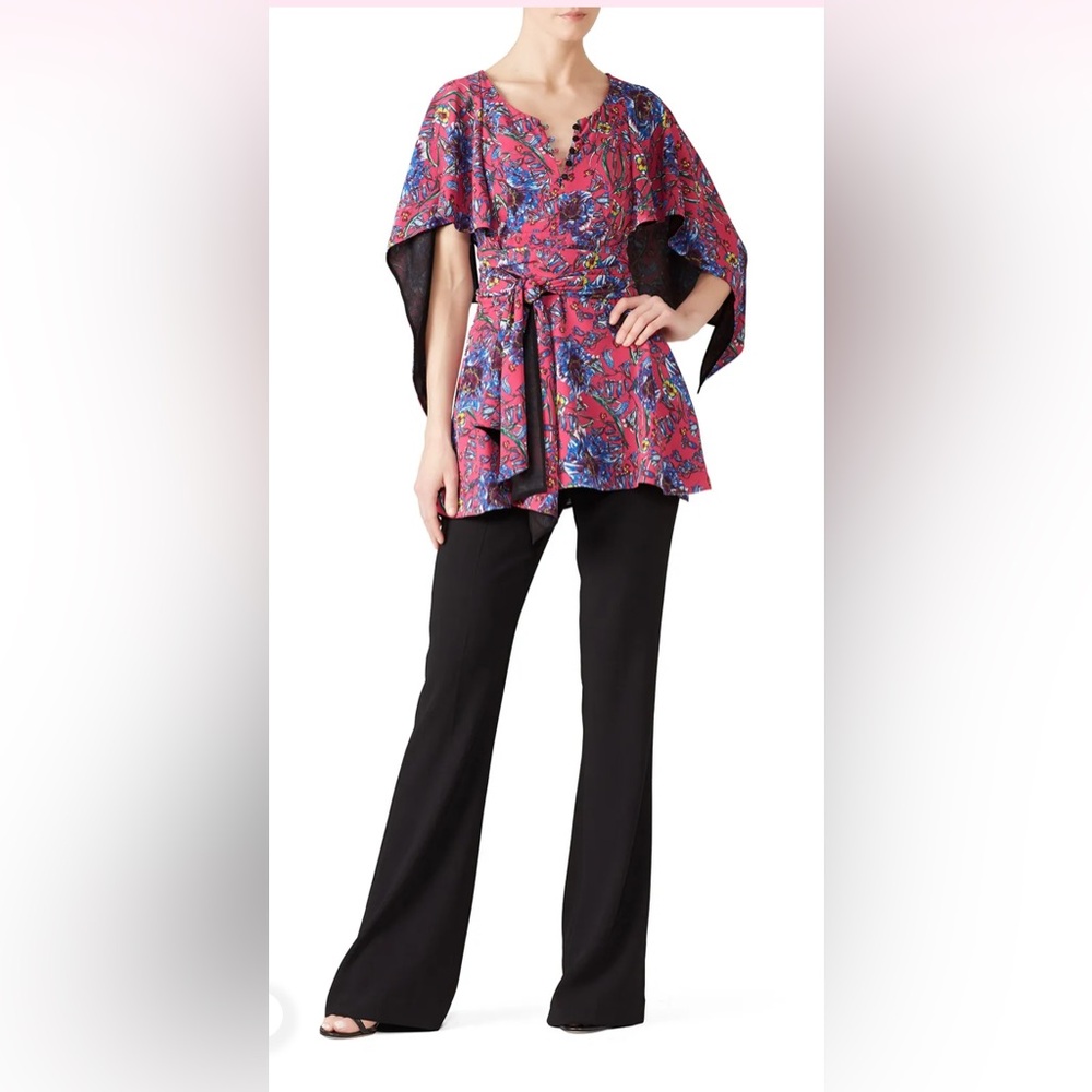 PRABAL GURUNG COLLECTIVE Cape Top Sz 0 - Picture 4 of 10